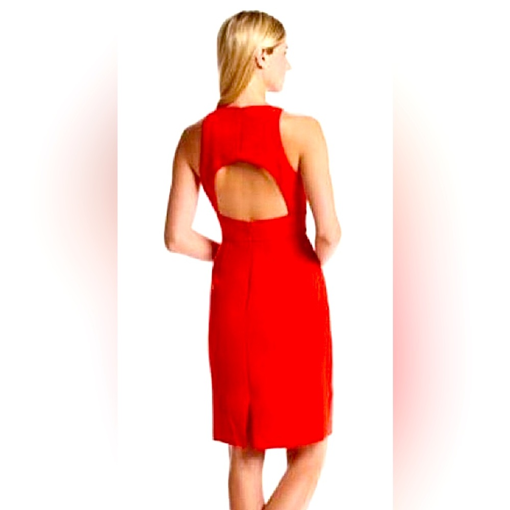 NWT Calvin Klein midi red dress